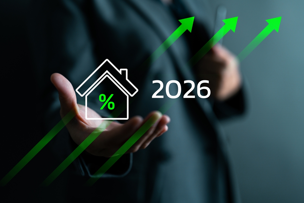 Real,Estate,Investment,And,Interest,Rate,Growth,Concept,2026.,Businessman