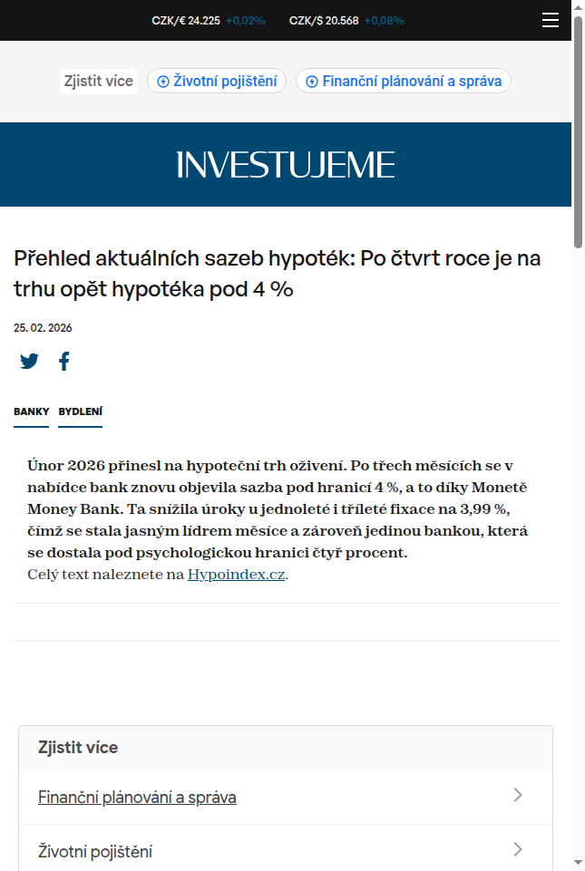 prehled-aktualnich-sazeb-hypotek-po-ctvrt-roce-je-na-trhu-opet-hypoteka-pod-4