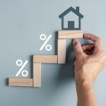 Increased,Ladder,Staircase,Of,Real,Estate,Or,Property,House.,Businessman