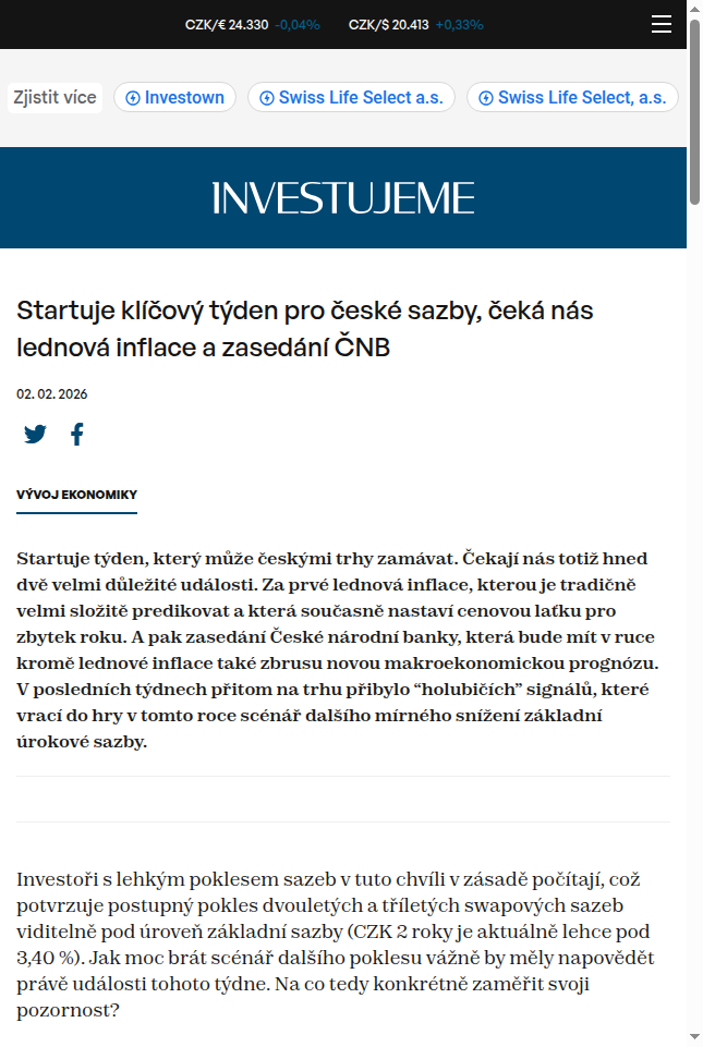 startuje-klicovy-tyden-pro-ceske-sazby-ceka-nas-lednova-inflace-a-zasedani-cnb