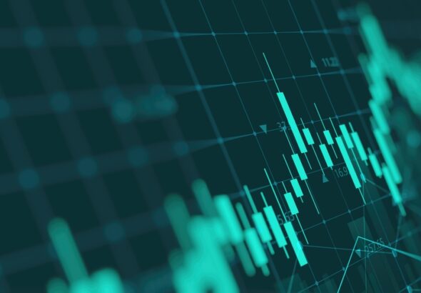 Financial,Graph,With,Uptrend,Line,Technology,Bar,Chart,Of,Stock