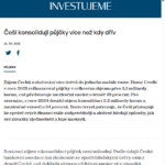 cesi-konsoliduji-pujcky-vice-nez-kdy-driv