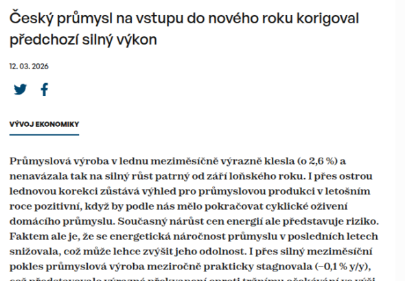 cesky-prumysl-na-vstupu-do-noveho-roku-korigoval-predchozi-silny-vykon