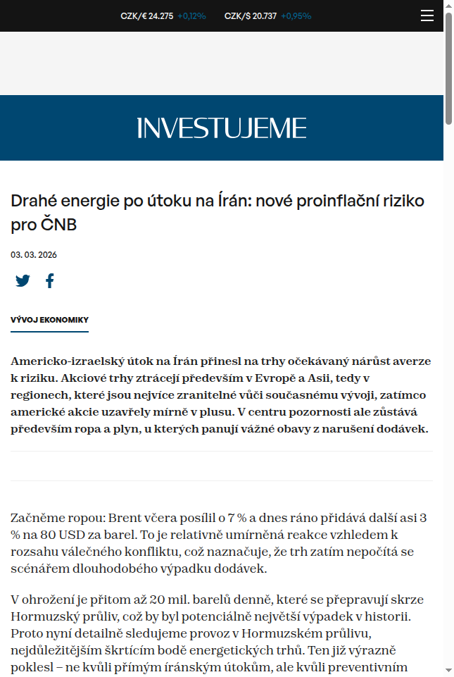 drahe-energie-po-utoku-na-iran-nove-proinflacni-riziko-pro-cnb