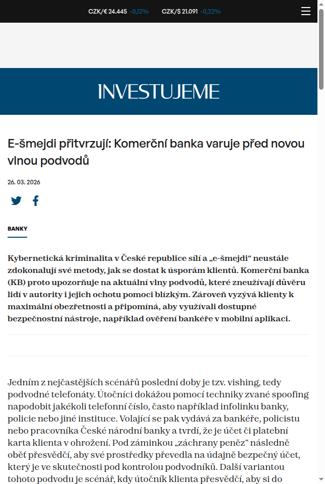 e-smejdi-pritvrzuji-komercni-banka-varuje-pred-novou-vlnou-podvodu