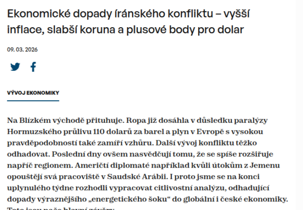 ekonomicke-dopady-iranskeho-konfliktu-vyssi-inflace-slabsi-koruna-a-plusove-body-pro-dolar