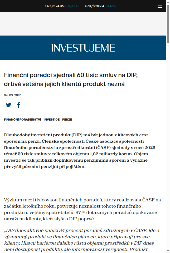 financni-poradci-sjednali-60-tisic-smluv-na-dip-drtiva-vetsina-jejich-klientu-produkt-nezna