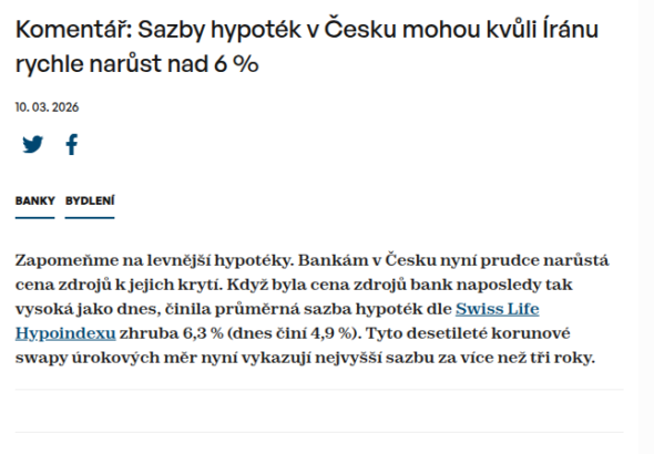 komentar-sazby-hypotek-v-cesku-mohou-kvuli-iranu-rychle-narust-nad-6
