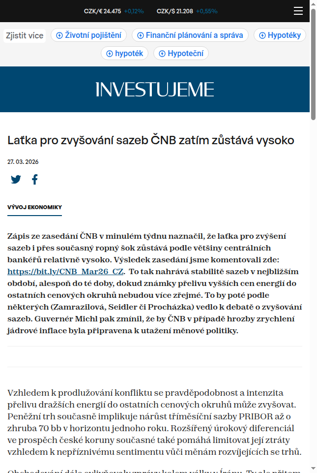 latka-pro-zvysovani-sazeb-cnb-zatim-zustava-vysoko