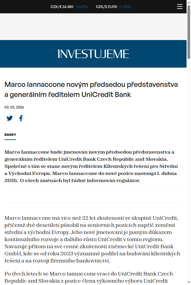 marco-iannaccone-novym-predsedou-predstavenstva-a-generalnim-reditelem-unicredit-bank