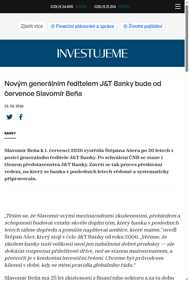 novym-generalnim-reditelem-j-and-t-banky-bude-od-cervence-slavomir-bena