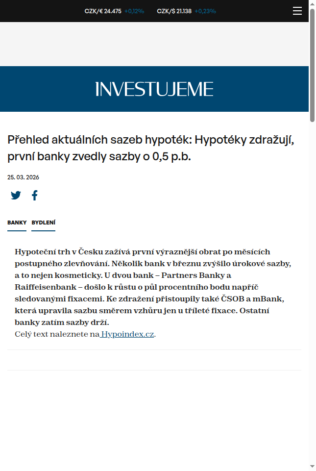 prehled-aktualnich-sazeb-hypotek-hypoteky-zdrazuji-prvni-banky-zvedly-sazby-o-0-5-p-b