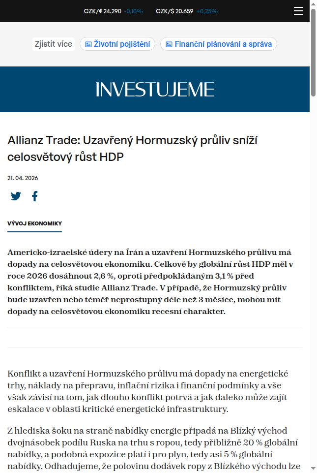 allianz-trade-uzavreny-hormuzsky-pruliv-snizi-celosvetovy-rust-hdp