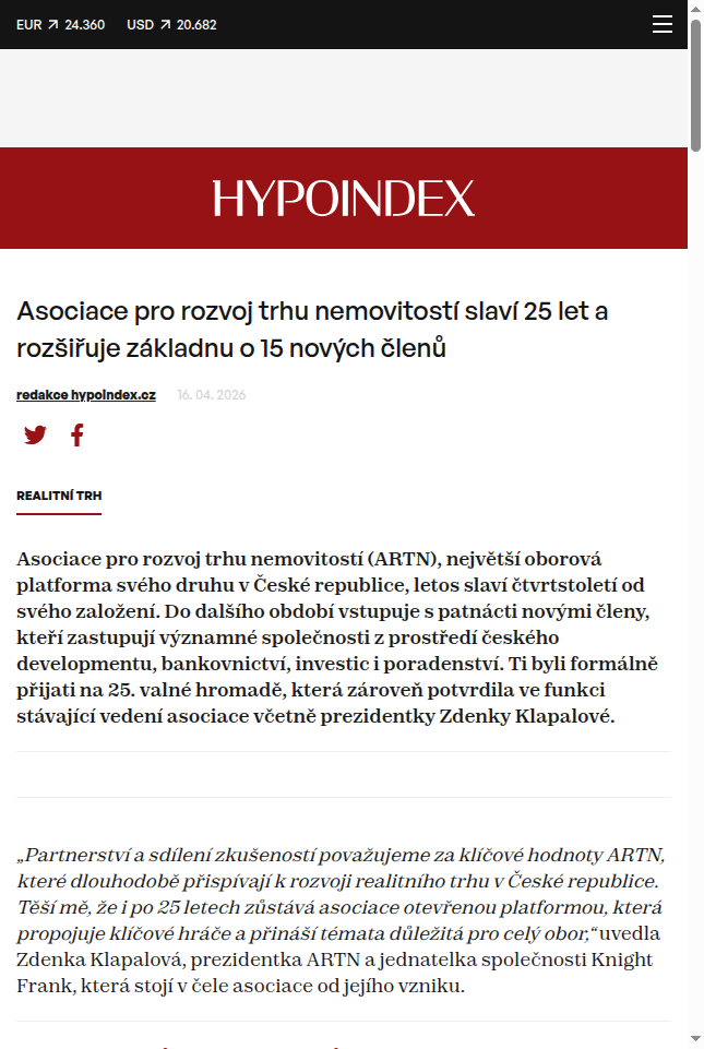 asociace-pro-rozvoj-trhu-nemovitosti-slavi-25-let-a-rozsiruje-zakladnu-o-15-novych-clenu