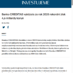 banka-creditas-vykazala-za-rok-2025-rekordni-zisk-4-6-miliardy-korun