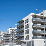 Recently,Constructed,Modern,Residential,Buildings,Seen,In,Badalona,,Spain