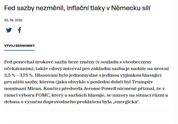 fed-sazby-nezmenil-inflacni-tlaky-v-nemecku-sili