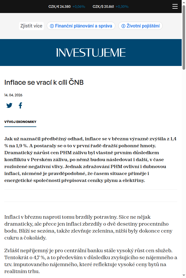 inflace-se-vraci-k-cili-cnb