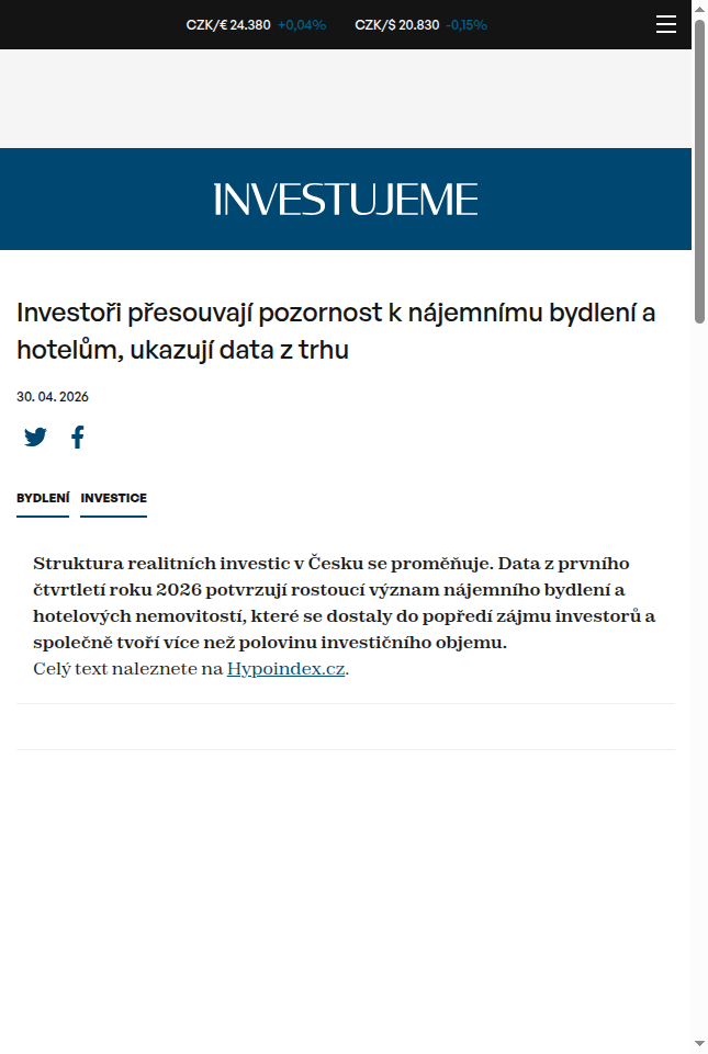 investori-presouvaji-pozornost-k-najemnimu-bydleni-a-hotelum-ukazuji-data-z-trhu