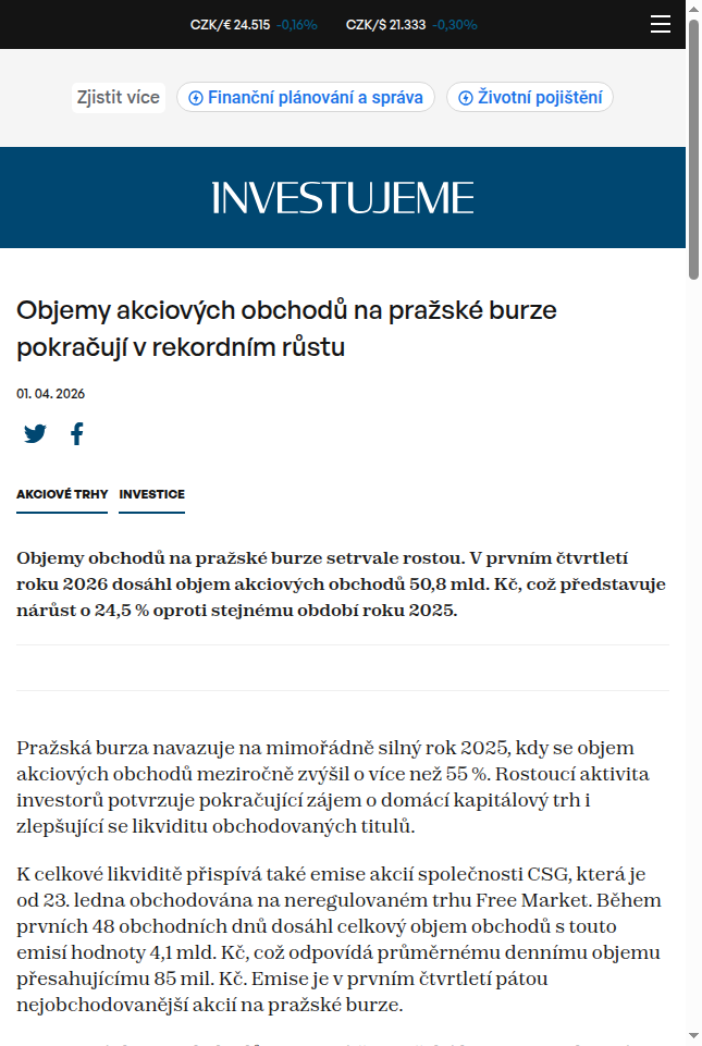 objemy-akciovych-obchodu-na-prazske-burze-pokracuji-v-rekordnim-rustu