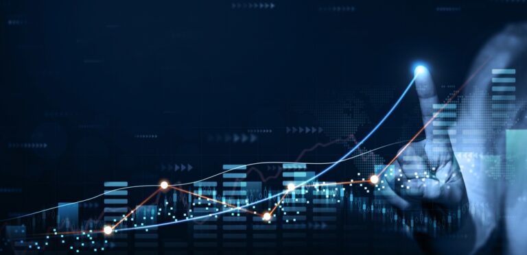 Business,Strategy,And,Digital,Marketing.,Business,Person,Draws,Economic,Growth