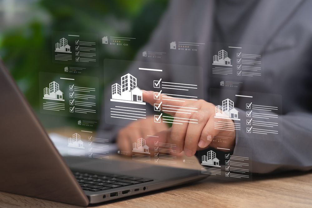 Real,Estate,Management,Concept,,Businessman,Managing,Real,Estate,Portfolio,With