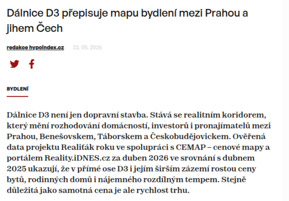 dalnice-d3-prepisuje-mapu-bydleni-mezi-prahou-a-jihem-cech