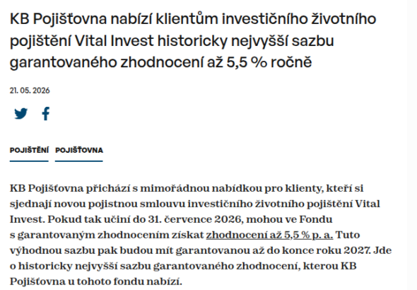 kb-pojistovna-nabizi-klientum-investicniho-zivotniho-pojisteni-vital-invest-historicky-nejvyssi-sazbu-garantovaneho-zhodnoceni-az-5-5-rocne