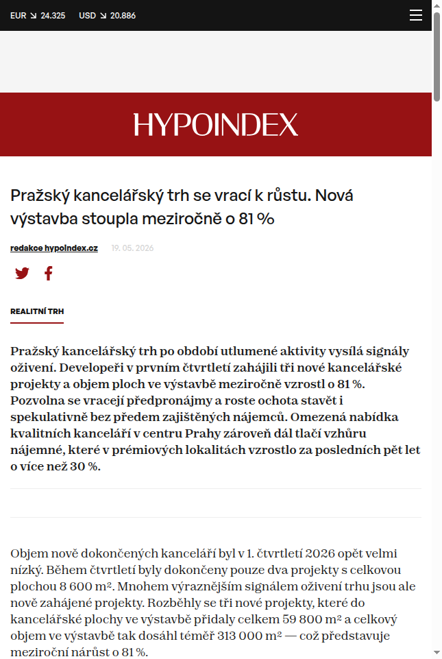 prazsky-kancelarsky-trh-se-vraci-k-rustu-nova-vystavba-stoupla-mezirocne-o-81