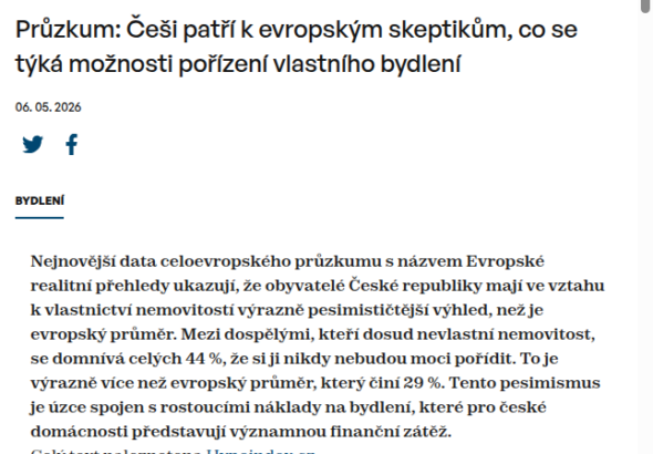pruzkum-cesi-patri-k-evropskym-skeptikum-co-se-tyka-moznosti-porizeni-vlastniho-bydleni