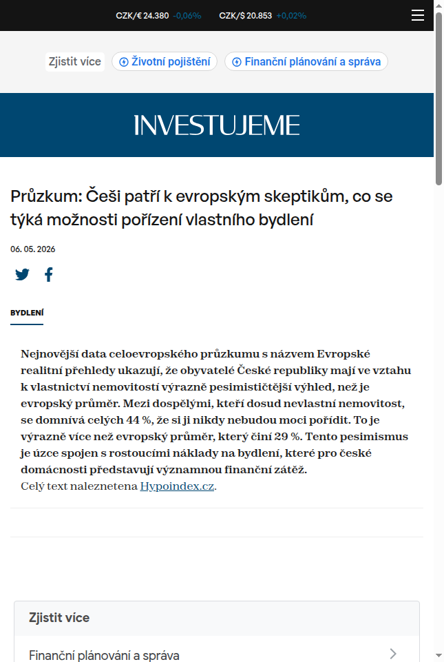 pruzkum-cesi-patri-k-evropskym-skeptikum-co-se-tyka-moznosti-porizeni-vlastniho-bydleni