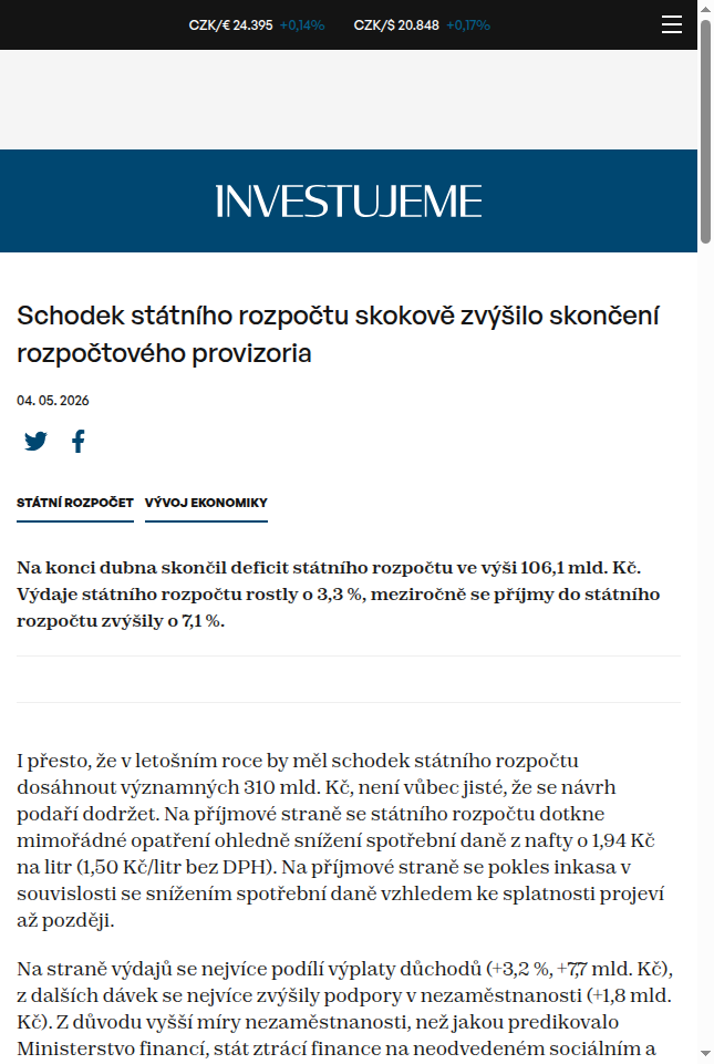 schodek-statniho-rozpoctu-skokove-zvysilo-skonceni-rozpoctoveho-provizoria