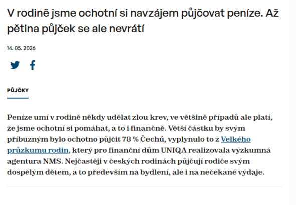 v-rodine-jsme-ochotni-si-navzajem-pujcovat-penize-az-petina-pujcek-se-ale-nevrati