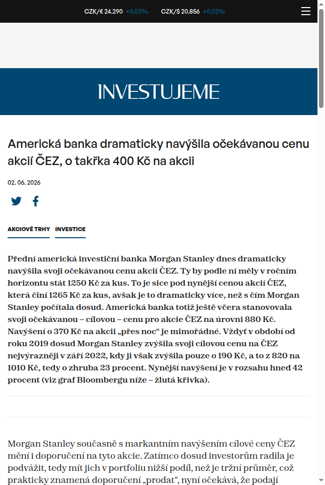 americka-banka-dramaticky-navysila-ocekavanou-cenu-akcii-cez-o-takrka-400-kc-na-akcii