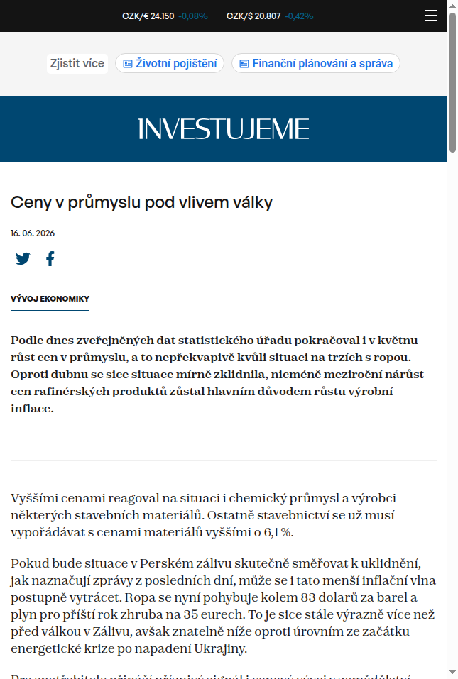 ceny-v-prumyslu-pod-vlivem-valky