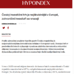 cesky-investicni-trh-je-nejlikvidnejsi-v-evrope-zahranicni-investori-se-vraceji