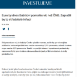 euro-by-dnes-babisovi-pomohlo-vic-nez-cnb-zaplatili-by-to-stradatele-inflaci