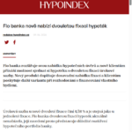fio-banka-nove-nabizi-dvouletou-fixaci-hypotek