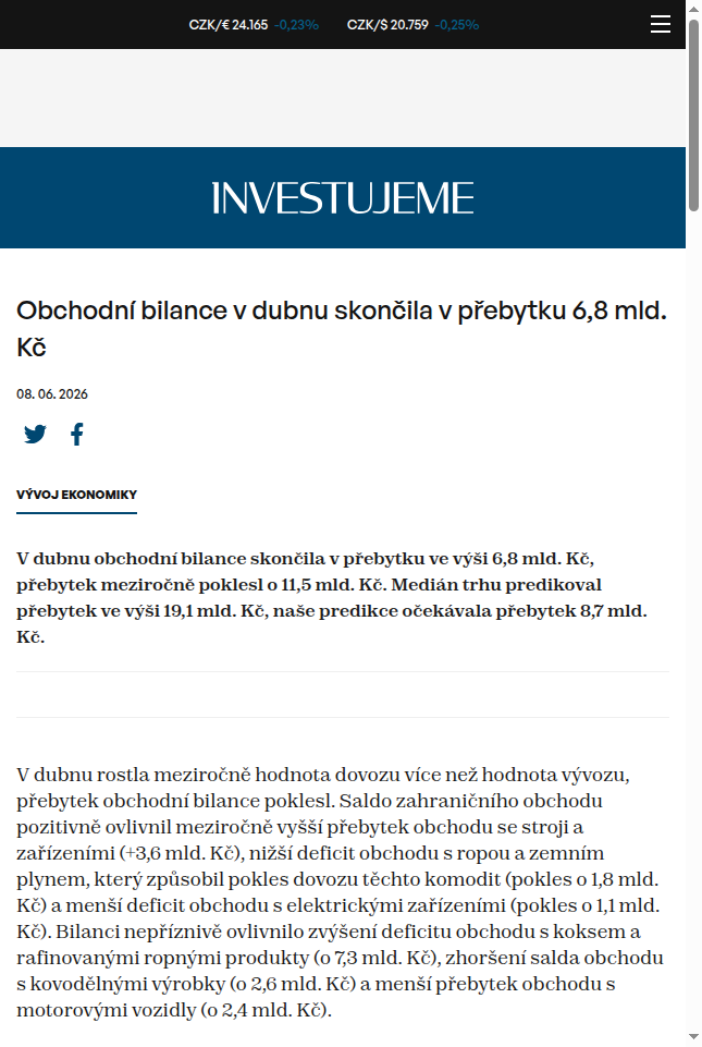 obchodni-bilance-v-dubnu-skoncila-v-prebytku-6-8-mld-kc