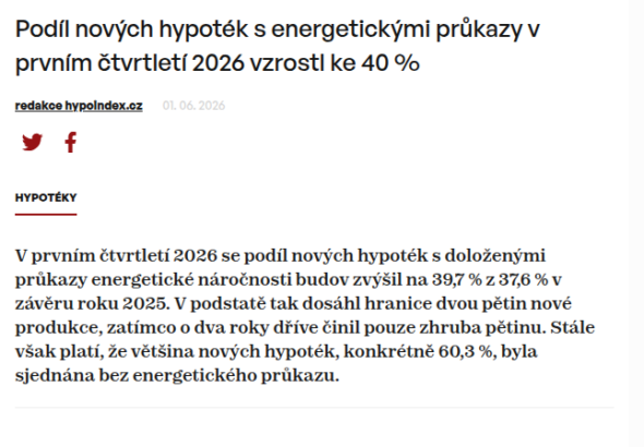 podil-novych-hypotek-s-energetickymi-prukazy-v-prvnim-ctvrtleti-2026-vzrostl-ke-40