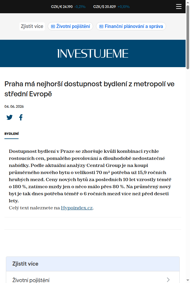praha-ma-nejhorsi-dostupnost-bydleni-z-metropoli-ve-stredni-evrope