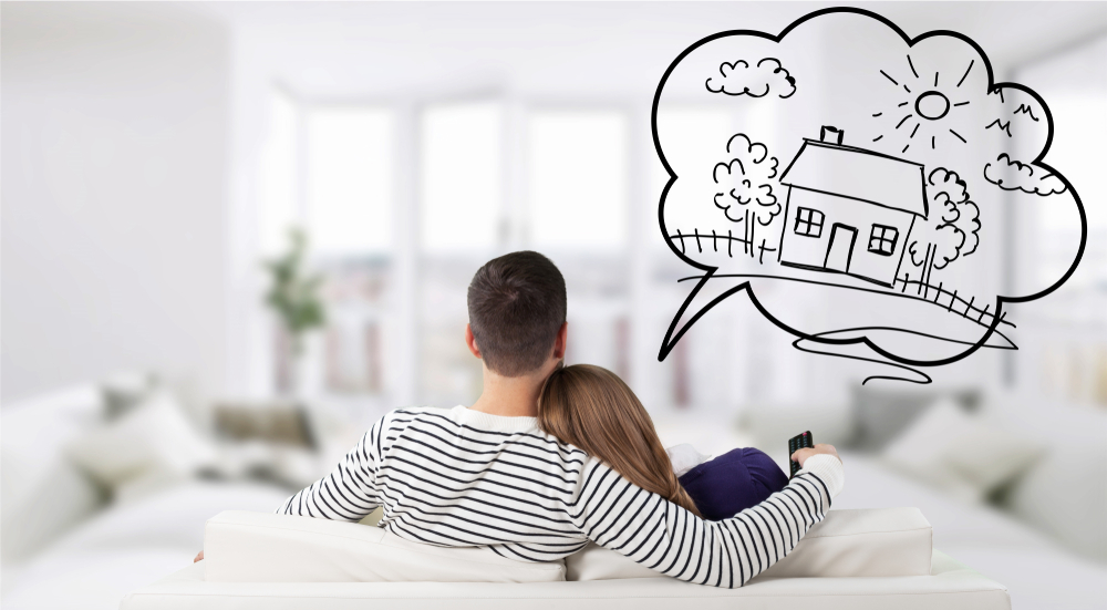 Home,Think,Dream,House,Buy,Couple,Own