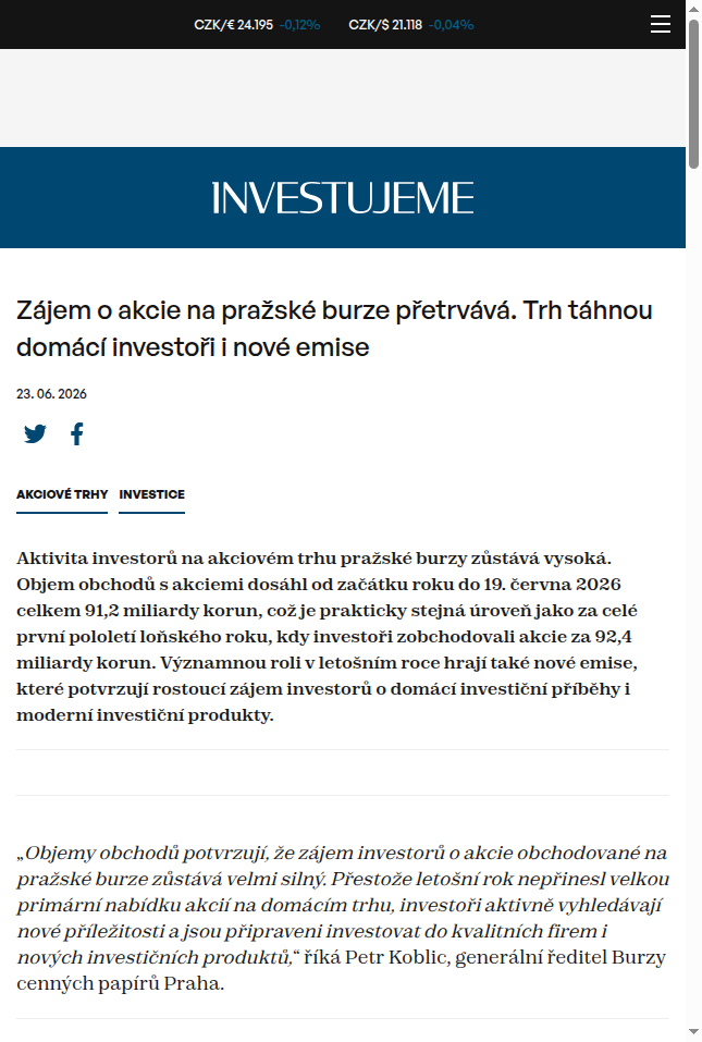 zajem-o-akcie-na-prazske-burze-pretrvava-trh-tahnou-domaci-investori-i-nove-emise