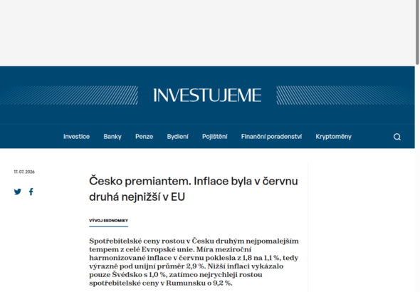 cesko-premiantem-inflace-byla-v-cervnu-druha-nejnizsi-v-eu