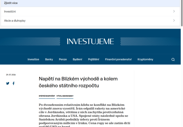 napeti-na-blizkem-vychode-a-kolem-ceskeho-statniho-rozpoctu