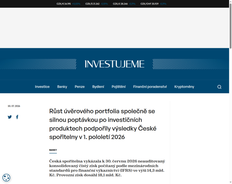 rust-uveroveho-portfolia-spolecne-se-silnou-poptavkou-po-investicnich-produktech-podporily-vysledky-ceske-sporitelny-v-1-pololeti-2026