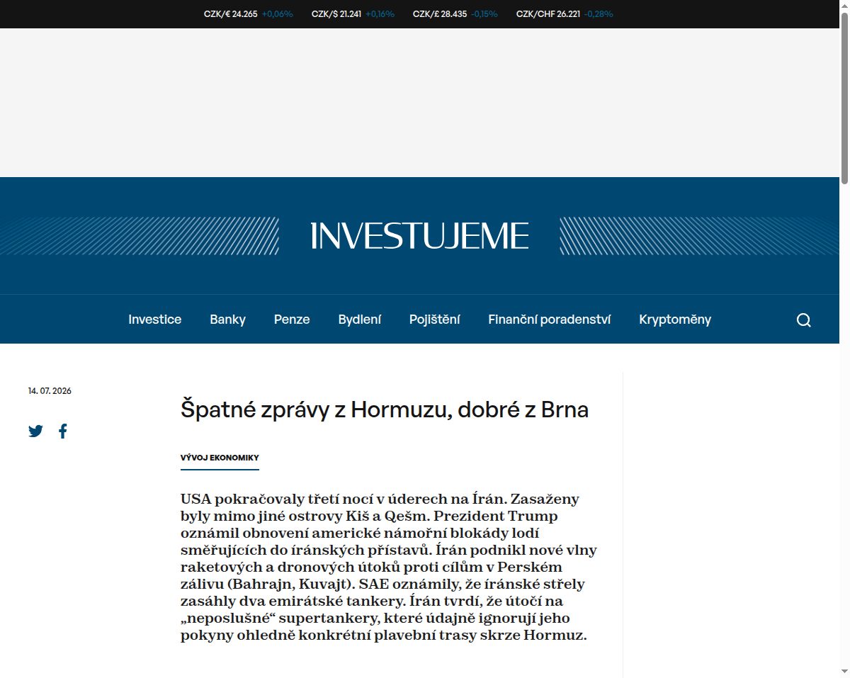 spatne-zpravy-z-hormuzu-dobre-z-brna