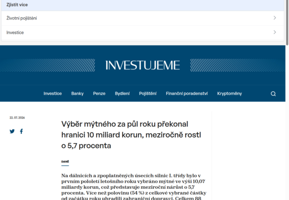 vyber-mytneho-za-pul-roku-prekonal-hranici-10-miliard-korun-mezirocne-rostl-o-5-7-procenta