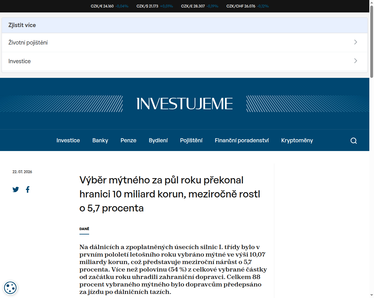 vyber-mytneho-za-pul-roku-prekonal-hranici-10-miliard-korun-mezirocne-rostl-o-5-7-procenta