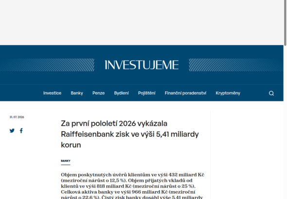 za-prvni-pololeti-2026-vykazala-raiffeisenbank-zisk-ve-vysi-5-41-miliardy-korun